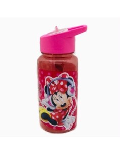 Botella Plast. Minnie/princesas Disney 500ml Straw Top 01minnie061 01prince061 Bel01