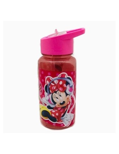 Botella Plast. Minnie/princesas Disney 500ml Straw Top 01minnie061 01prince061 Bel01