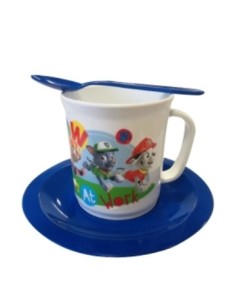 Taza C/plato Y Cuchara Paw Patrol 01090000044 01patrol031 Bel01 (b48)