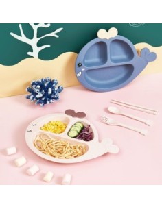 Plato Ballena C/cubiertos 6533 Hom01