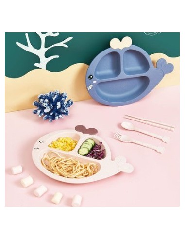 Plato Ballena C/cubiertos 6533 Hom01