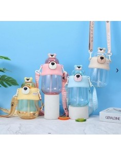 Botella 800ml C/sobete Silicona Dis. Osito 6023 Hom01