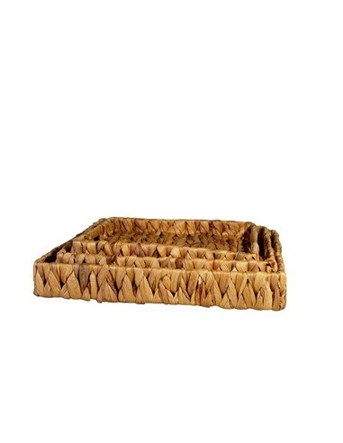 Bandeja Cuadrada 30cm Seagrass C/asa 1050411 Wal02