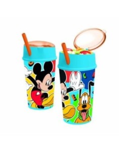 Vaso Portacereal Mickey C/bombilla Km395 Ck01
