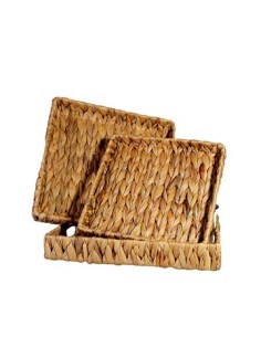 Bandeja Cuadrada 26cm Seagrass C/asa 1050411 Wal02