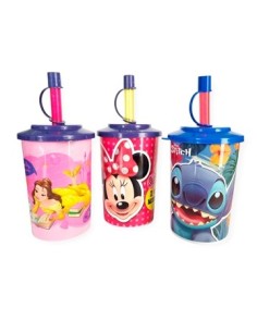 Vaso 300ml C/sorbete Y Tapa Princesas/minnie/stitch 01prince014 Bel01