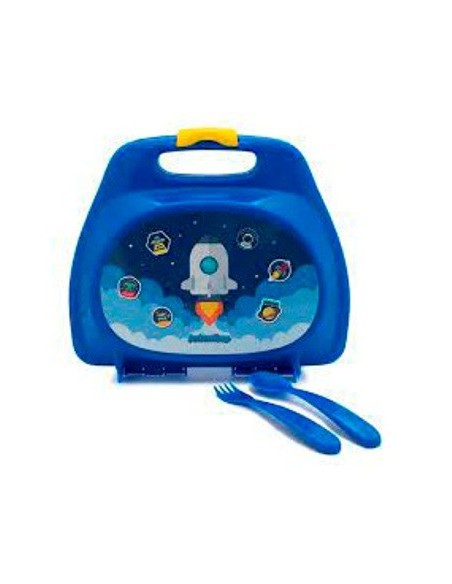 Valija Lunchera C/ Cubiertos Astronauta Art05