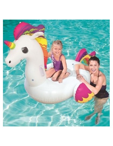Flotador Unicornio Kawaii Chico 150x117cm Bestway Caja 5903 41114 Gtm Ims02 (b8)