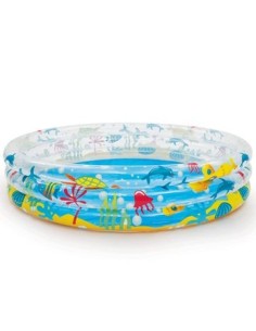 Pileta 3 Aros Mundo Marino 152x30cm Bestway 2122 51004 Gtm Ims02 (b12)