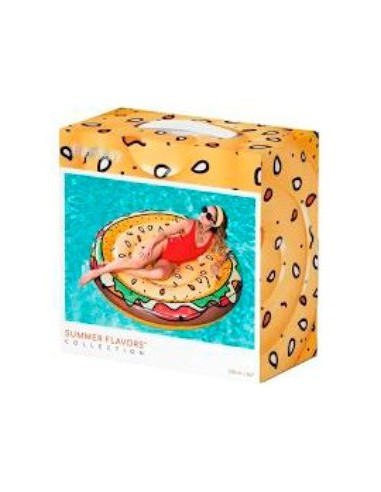 Colchoneta Hamburguesa Inflable 158cm 6769 43250 Gtm Ims02 (b4)