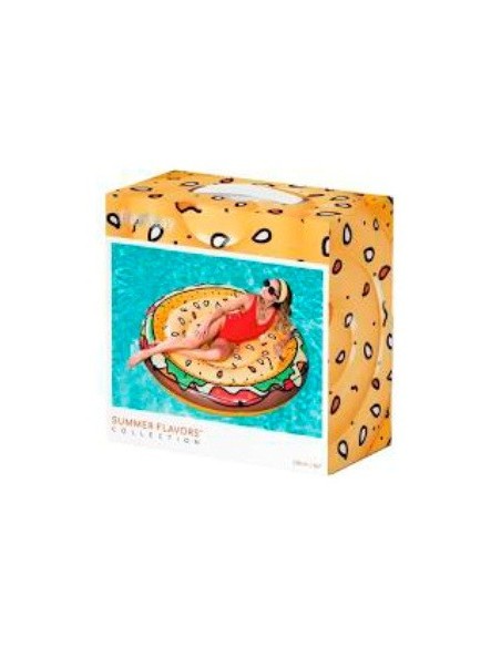Colchoneta Hamburguesa Inflable 158cm 6769 43250 Gtm Ims02 (b4)