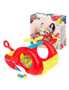 Pelotero Inflable F/helicoptero C/pelotas En Caja 2346 52183 Gtm Ims02 (b8)