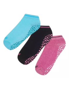 Soquete Mujer Antideslizante Algodon Mj-18 Flo02 (m)