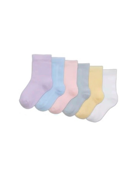 Media Bebe Basica Tramado Lisa Algodon/lycra Surtidos Floyd 64t1 Flo02 (b12)