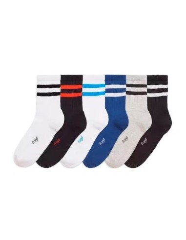 Media Hombre 2 Rayas Algodon Y Lycra Diseno Varsity T Unico 1420 1424 Floyd Flo02 (b12) (p)