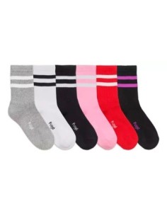 Media Mujer 2 Rayas Algodon Y Lycra Diseno Varsity T 36 Al 40 Mj17 Floyd Flo02 (b12)