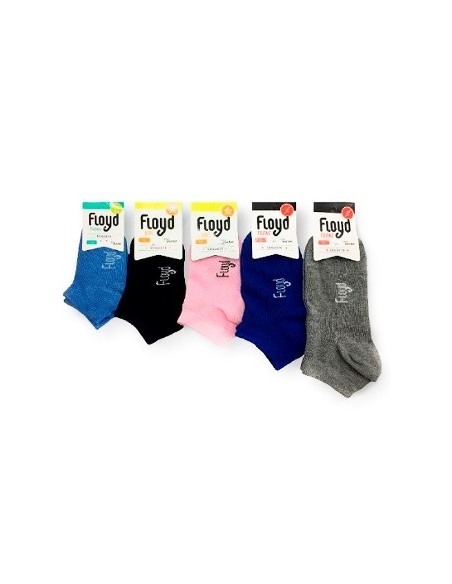 Soquete Nino Liso Surtido/bco T1 60t1 Floyd Flo02 (b12)