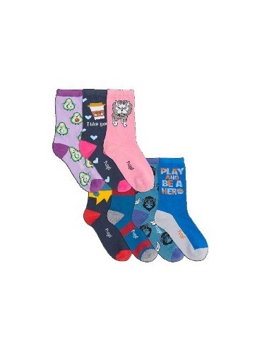 Media Nino Algodon Y Lycra Surtido T4 59t4 Floyd Flo02 (b12)