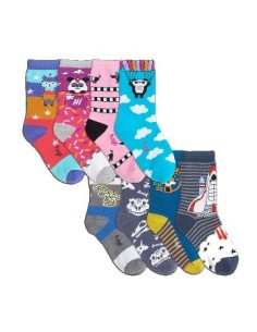 Media Nino Algodon Y Lycra Surtido T3 59t3 Floyd Flo02 (b12)