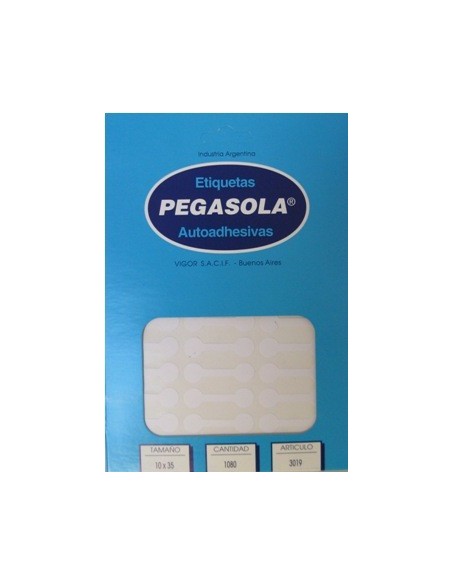 Etiquetas 10x35mm Caja Pegasola Art.3019 (b100)