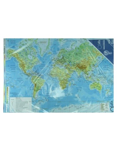 Mapa Planisferio Fis/pol N.6 Alfa Gloss (b25)