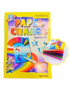 Papel Glace A4 X 10 Hojas Surt. 7043 25518 Col01