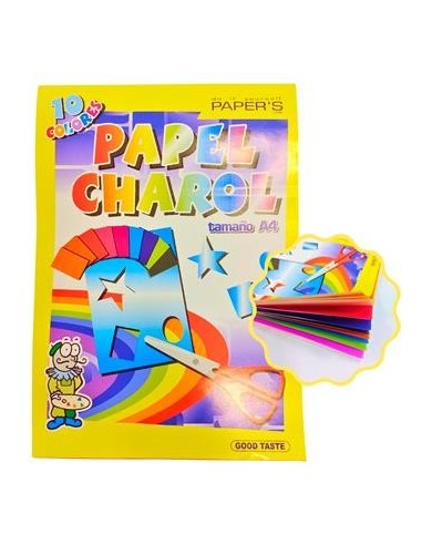 Papel Glace A4 X 10 Hojas Surt. 7043 25518 Col01