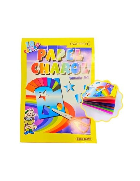 Papel Glace A4 X 10 Hojas Surt. 7043 25518 Col01