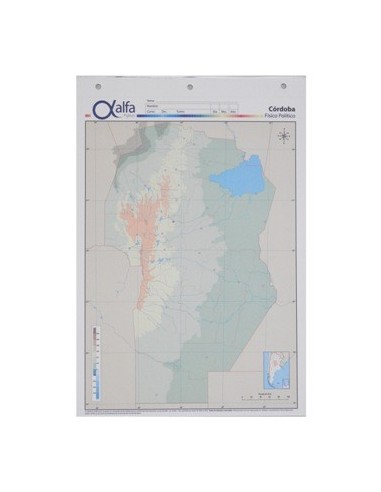Mapa Cordoba Fis/pol N.5 Alfa Gloss (b20)