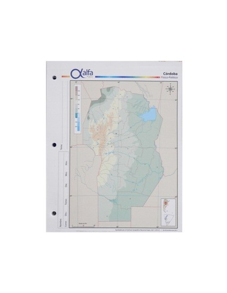 Mapa Cordoba Fis/pol N.3 Alfa 3240620 Gloss (b40)
