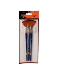 Pincel Abanico Sintetico Blister X 3 1011x3 Lama