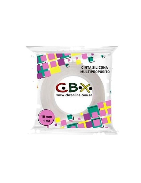 Cinta Adhesiva 10x1mts Silicona Cbx