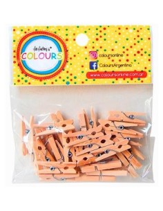 Broches Madera Natural X36 3cm -20616 21359 Col01 (b12) (f)