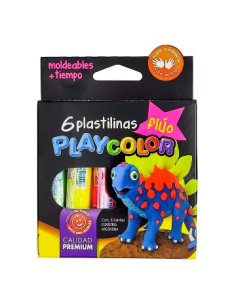 Plastilina X 6unid. Fluo Surt. 1583 Fai01