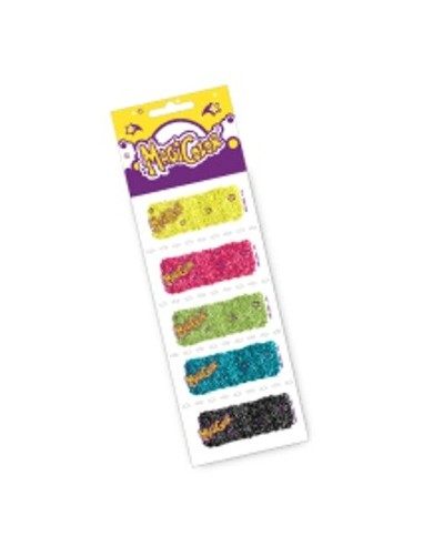 Brillantina Colores Surt./ Fluo/pastel/patria Bl. X 5 Unid Magicolor