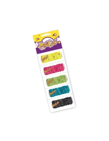 Brillantina Colores Surt./ Fluo/pastel/patria Bl. X 5 Unid Magicolor