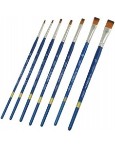 Pincel N.8 Chato Pelo Sintetico 1001f8 Lama (b12)