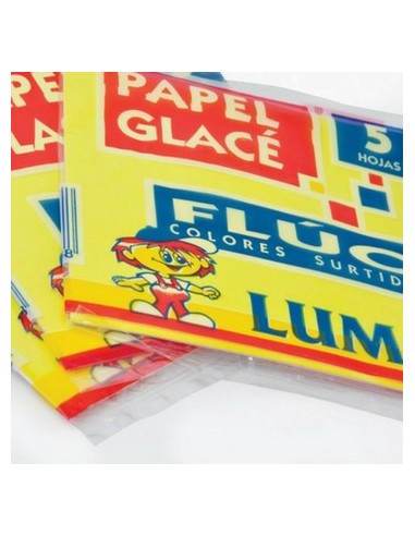 Papel Glace Fluorecente X5 Hj Luma 12-00 (b50)