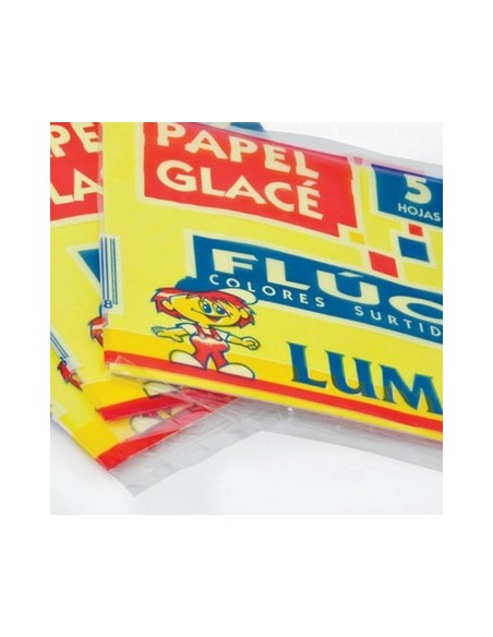 Papel Glace Fluorecente X5 Hj Luma 12-00 (b50)