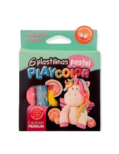 Plastilina X 6unid. Pastel Surt. 802002001554 Fai01