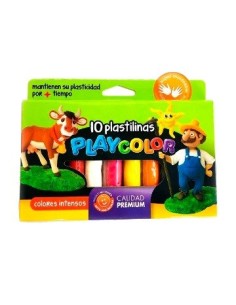 Plastilina X 10 Unid. Surtida Caja 802002001550 Fai01