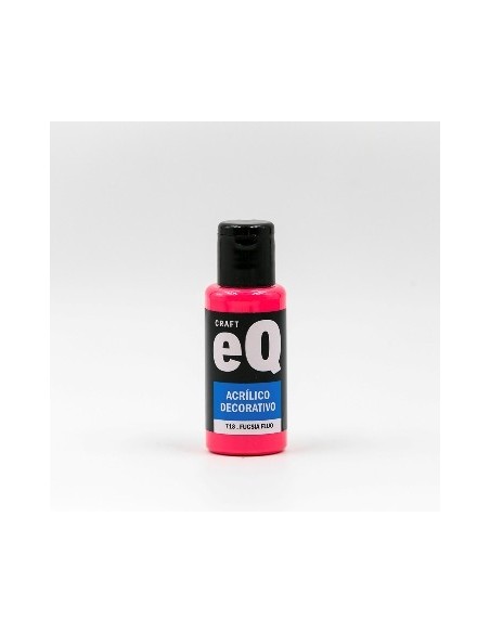 Acrilico Decorativo Fucsia Fluo 718 50cc Eq Arte