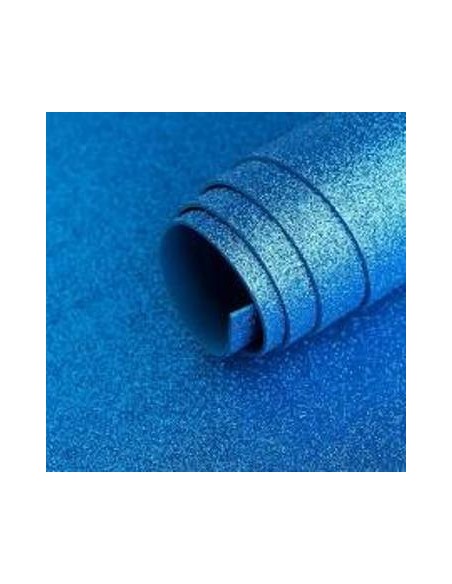 Goma Eva Glitter Azul Ge9703 Sifap Pax- Cbx Rexon Kob01 (b5/10)
