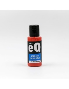 Acrilico Decorativo Rojo Bermellon 705 50cc Eq Arte