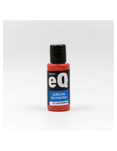 Acrilico Decorativo Rojo Bermellon 705 50cc Eq Arte