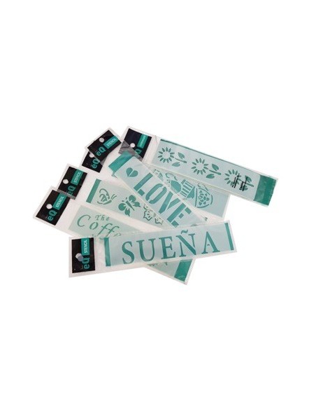 Stencil 4.5x17cm Surtidos 4002 Eq Arte