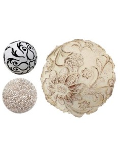 Esfera X1 10cm Resina Mod. Surt  B339/b342/b251/b29/b406  Jun02 (b16/3)