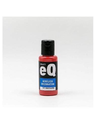 Acrilico Decorativo Rojo Tulipan 702 50cc Eq Arte