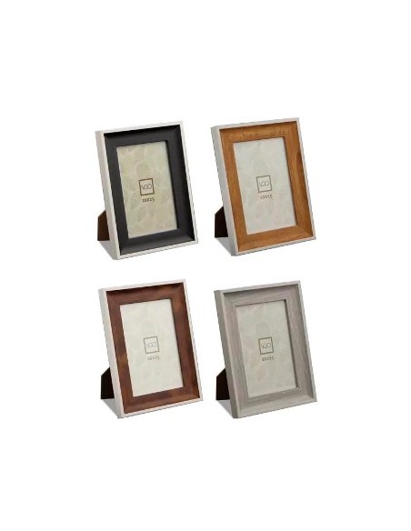 Centro De Mesa F/hoja 40x11cm Madera Natural 2277 Man02