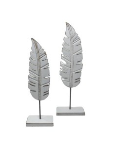 Hoja 36cm Platano Madera Blanca Am01